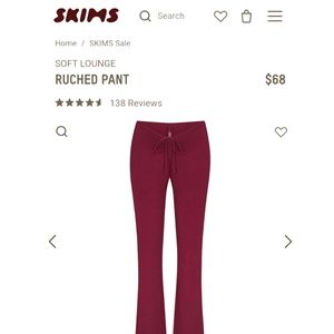 SKIMS Soft Lounge Ruched pants